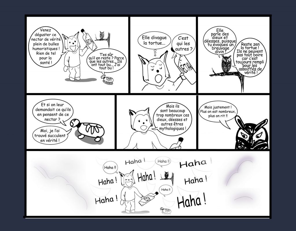 Une gorgée d'humour